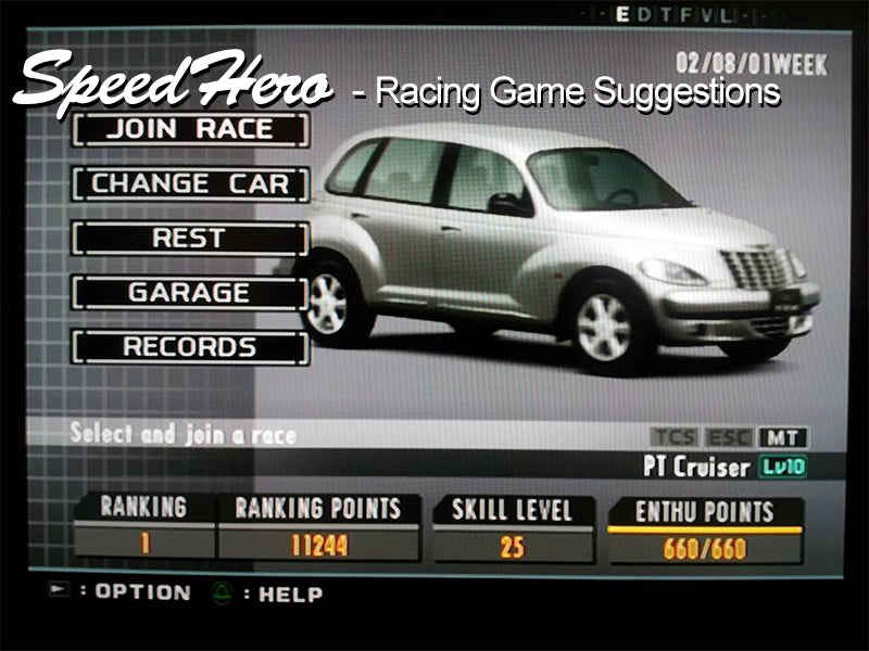 Random Racing Game Recommendations